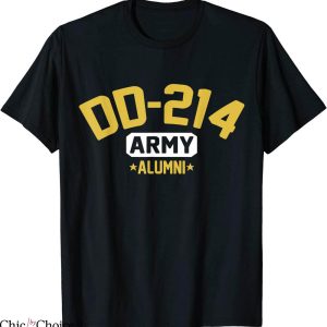DD214 T-Shirt DD-214 US Army Alumni Vintage Trendy Tee