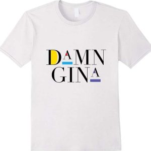 Damn Gina T Shirt Damn Go Gina 90s Color Unisex Tee Shirt