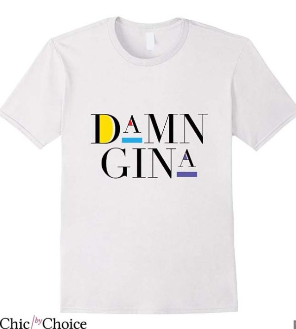 Damn Gina T Shirt Damn Go Gina 90s Color Unisex Tee Shirt
