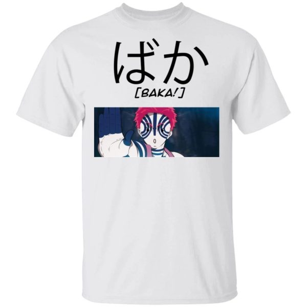 Demon Slayer Akaza Baka Shirt Kimetsu No Yaiba Tee  All Day Tee