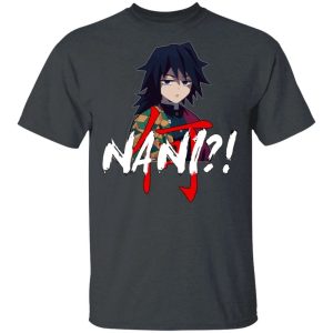 Demon Slayer Giyu Tomioka Nani Shirt Funny Kimetsu No Yaiba Character Tee All Day Tee 4