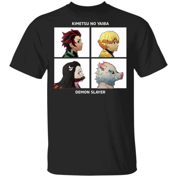 Demon Slayer Kimetsu No Yaiba Shirt Tanjiro Zenitsu Inosuke Nezuko Tee  All Day Tee