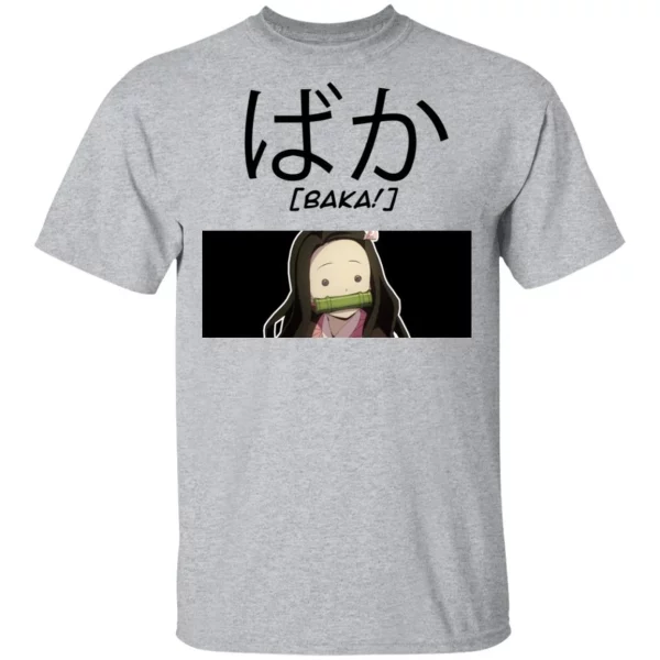 Demon Slayer Nezuko Baka Shirt Kimetsu No Yaiba Tee  All Day Tee
