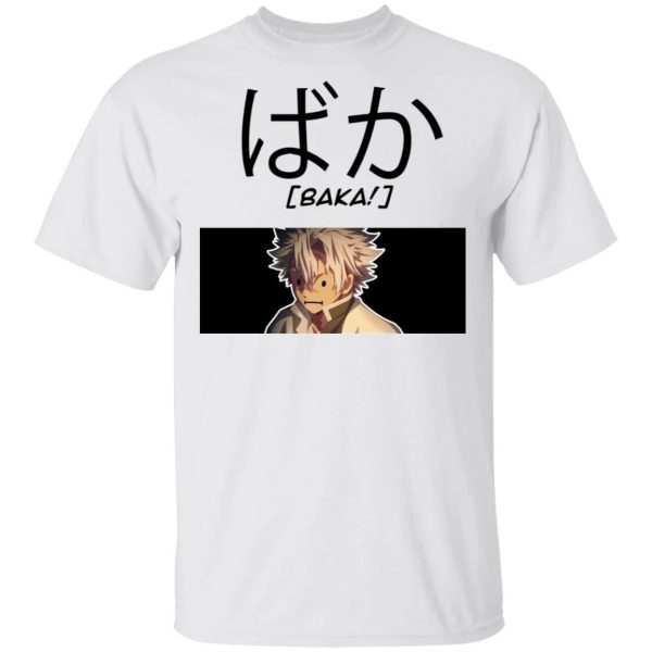 Demon Slayer Sanemi Baka Shirt Kimetsu No Yaiba Tee  All Day Tee