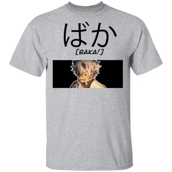 Demon Slayer Sanemi Baka Shirt Kimetsu No Yaiba Tee  All Day Tee