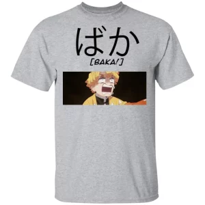 Demon Slayer Zenitsu Baka Shirt Kimetsu No Yaiba Tee All Day Tee 3 Demon Slayer Zenitsu Baka Shirt Kimetsu No Yaiba Tee All Day Tee 4