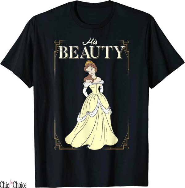 Disney Just Married T-Shirt Beauty The Beast Belle