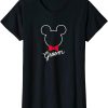 Disney Just Married T-Shirt Mickey Mouse Bowtie Wedding