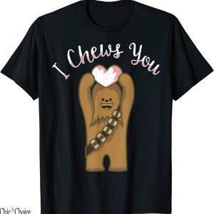 Disney Just Married T-Shirt Valentines I Chews You Chewbacca