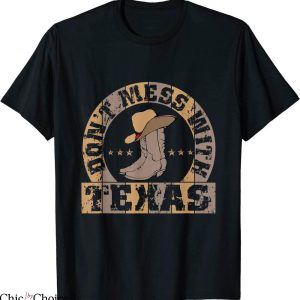 Don’t Mess With Texas T-Shirt Texas Longhorn Lone Star State