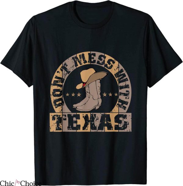 Don’t Mess With Texas T-Shirt Texas Longhorn Lone Star State