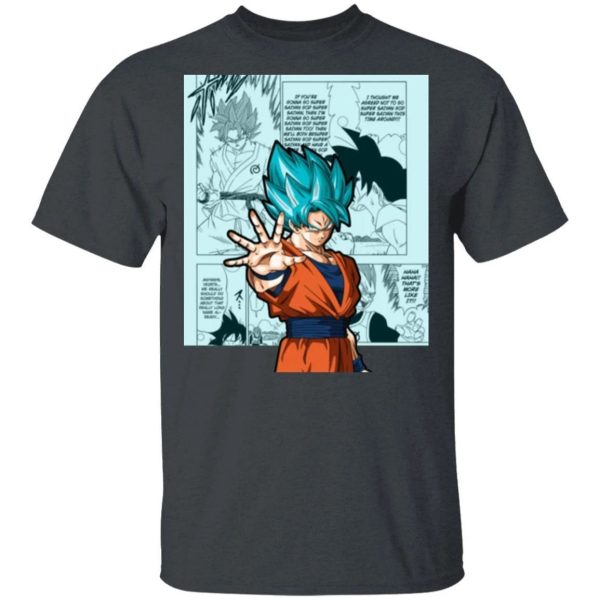 Dragon Ball Blue Goku Shirt Anime Character Mix Manga Style Tee  All Day Tee