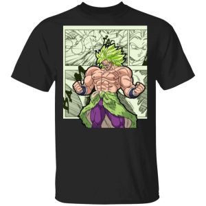 Dragon Ball Broly Shirt Anime Character Mix Manga Style Tee All Day Tee 3