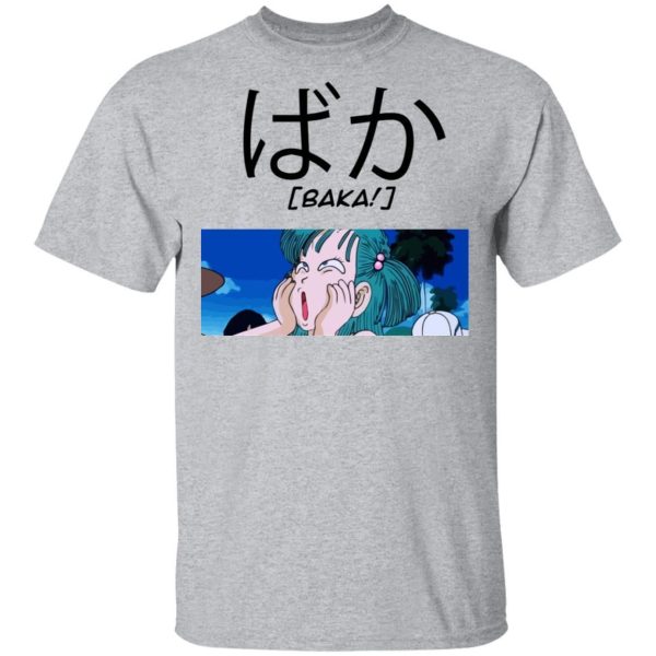 Dragon Ball Bulma Baka Shirt Funny Character Tee  All Day Tee