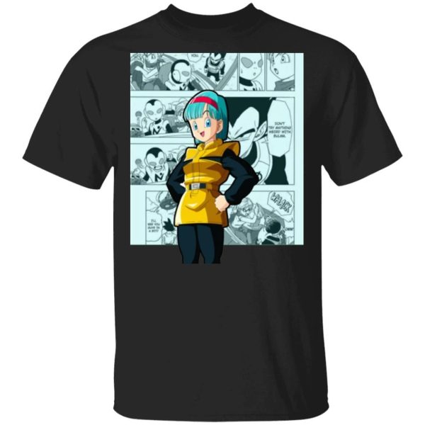 Dragon Ball Bulma Shirt Anime Character Mix Manga Style Tee  All Day Tee