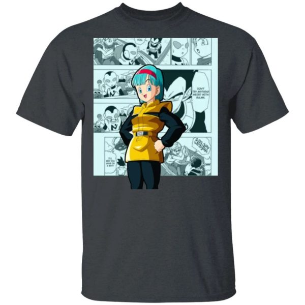 Dragon Ball Bulma Shirt Anime Character Mix Manga Style Tee  All Day Tee
