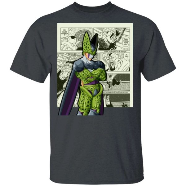 Dragon Ball Cell Shirt Anime Character Mix Manga Style Tee  All Day Tee