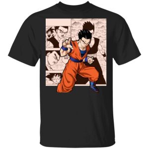 Dragon Ball Gohan Shirt Anime Character Mix Manga Style Tee  All Day Tee