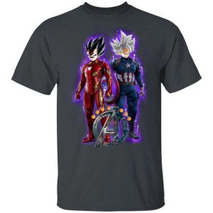 Dragon Ball Goku Avengers T-shirt Anime Tee All Day Tee 1 Dragon Ball Goku Avengers T shirt Anime Tee All Day Tee 2