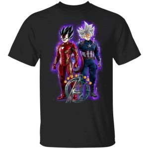 Dragon Ball Goku Avengers T-shirt Anime Tee All Day Tee 2 Dragon Ball Goku Avengers T shirt Anime Tee All Day Tee 3