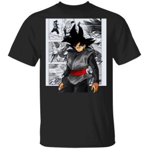 Dragon Ball Goku Black Shirt Anime Character Mix Manga Style Tee All Day Tee 1