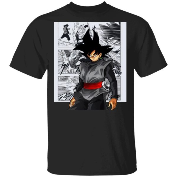Dragon Ball Goku Black Shirt Anime Character Mix Manga Style Tee  All Day Tee