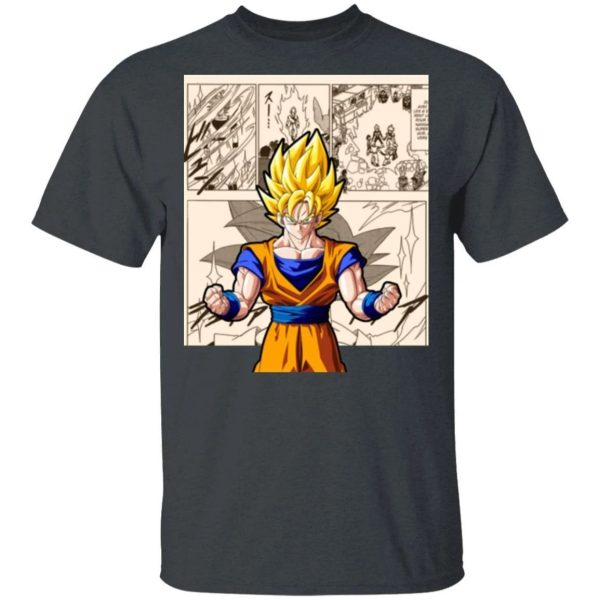 Dragon Ball Goku Super Saiyan Shirt Anime Character Mix Manga Style Tee  All Day Tee