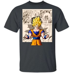 Dragon Ball Goku Super Saiyan Shirt Anime Character Mix Manga Style Tee All Day Tee 4