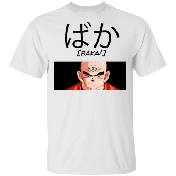 Dragon Ball Krillin Baka Shirt Funny Character Tee  All Day Tee