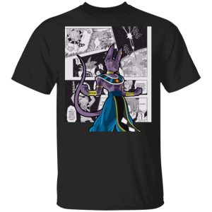 Dragon Ball Lord Beerus Shirt Anime Character Mix Manga Style Tee All Day Tee 3