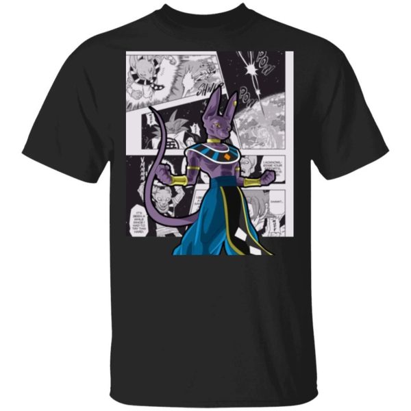 Dragon Ball Lord Beerus Shirt Anime Character Mix Manga Style Tee  All Day Tee