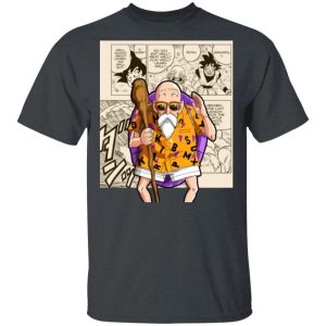 Dragon Ball Master Roshi Shirt Anime Character Mix Manga Style Tee All Day Tee 4