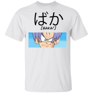Dragon Ball Trunks Baka Shirt Funny Character Tee All Day Tee 2 Dragon Ball Trunks Baka Shirt Funny Character Tee All Day Tee 3