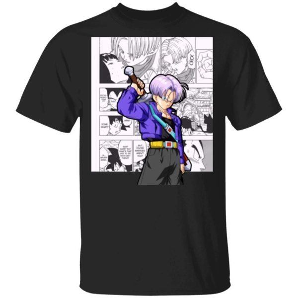 Dragon Ball Trunks Shirt Anime Character Mix Manga Style Tee  All Day Tee