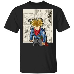 Dragon Ball Trunks Super Saiyan Shirt Anime Character Mix Manga Style Tee All Day Tee 3