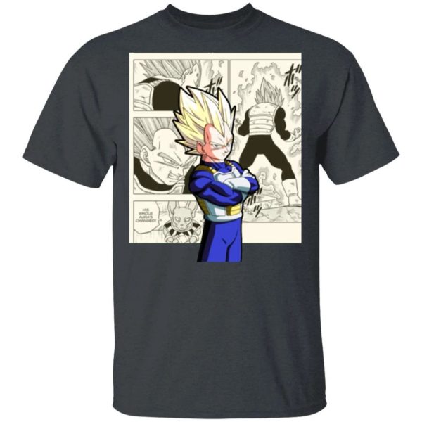 Dragon Ball Vegeta Saiyan Shirt Anime Character Mix Manga Style Tee  All Day Tee