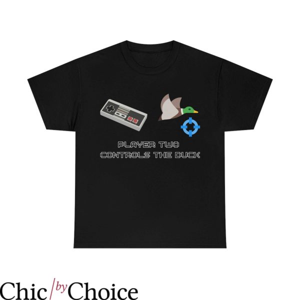 Duck Hunt T-Shirt Cheat Funny Unique Saying Text Quotes