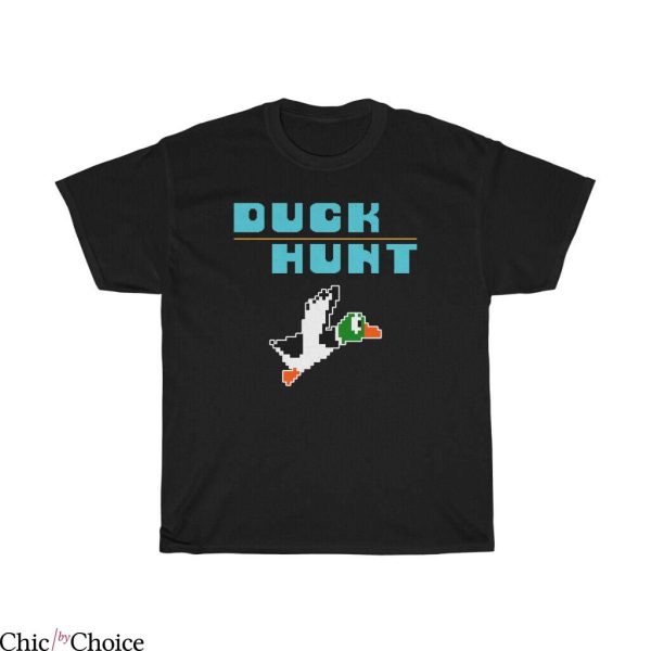 Duck Hunt T-Shirt Duck Video Game Nintendo Entertainment