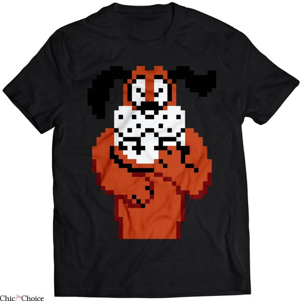 Duck Hunt T-Shirt Laughing Dog Nintendo Retro Game