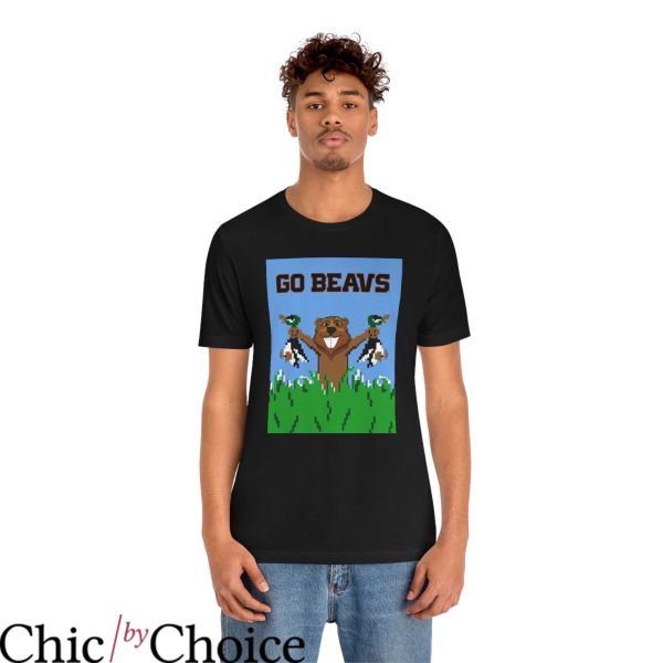 Duck Hunt T-Shirt University Of Oregon Civil War Beavers