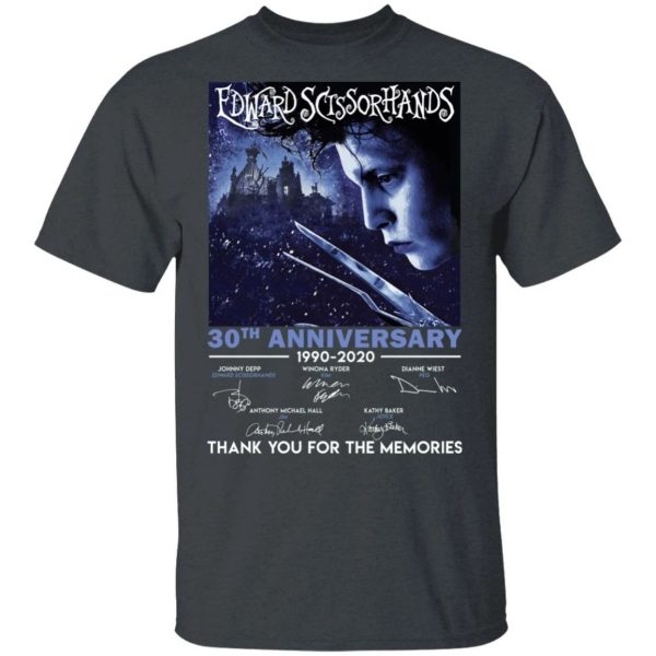 Edward Scissorhands T-shirt 30th Anniversary 1990 – 2020  All Day Tee