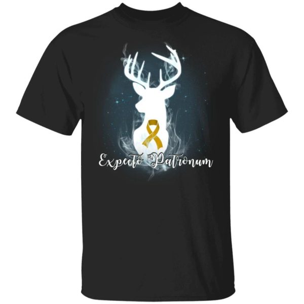 Expecto Patronum Appendix Cancer Awareness T-shirt Harry Potter Patronus Tee  All Day Tee