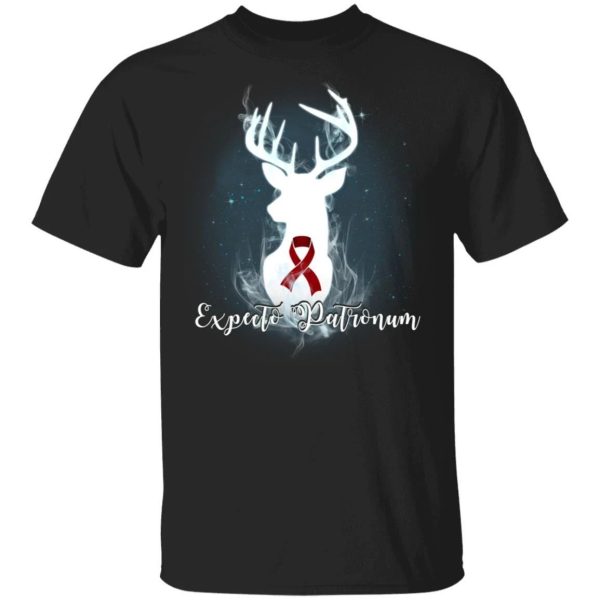 Expecto Patronum Blood Cancer Awareness T-shirt Harry Potter Patronus Tee  All Day Tee