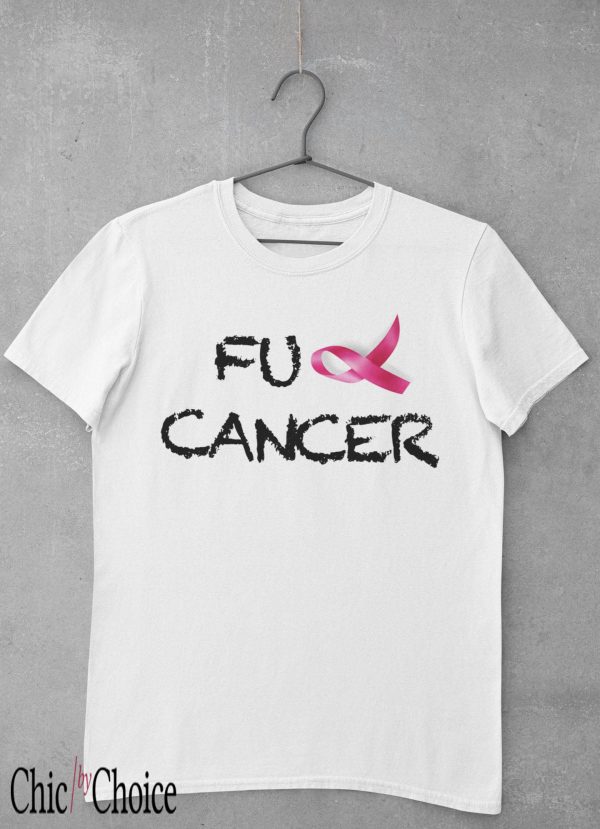 F Cancer T Shirt FCK Cancer Breast Cancer Unisex T Shirt