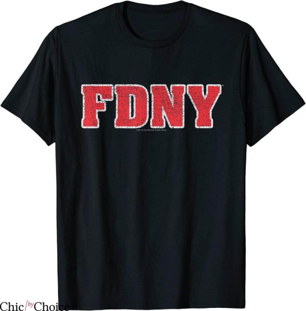 FDNY Job T-Shirt New York City FDNY Logo Classic Trendy Tee