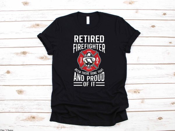 FDNY Job T-Shirt Retired Firefighter Retirement Trendy Tee