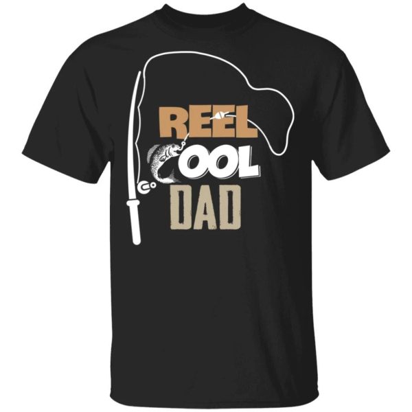 Fishing Real Cool Dad T-shirt Funny Fishing Lover  All Day Tee