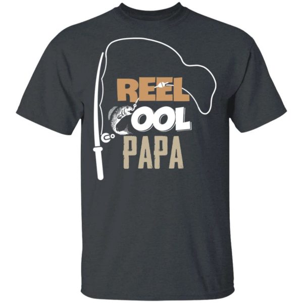 Fishing Real Cool Papa T-shirt Funny Fishing Lover  All Day Tee