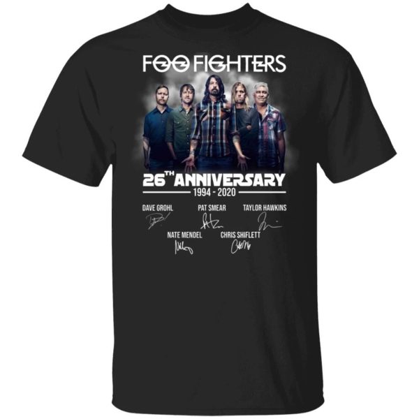 Foo Fighters Shirt Foo Fighters 26th Anniversary T-shirt  All Day Tee