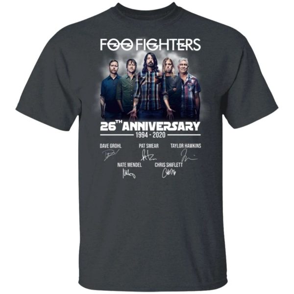 Foo Fighters Shirt Foo Fighters 26th Anniversary T-shirt  All Day Tee